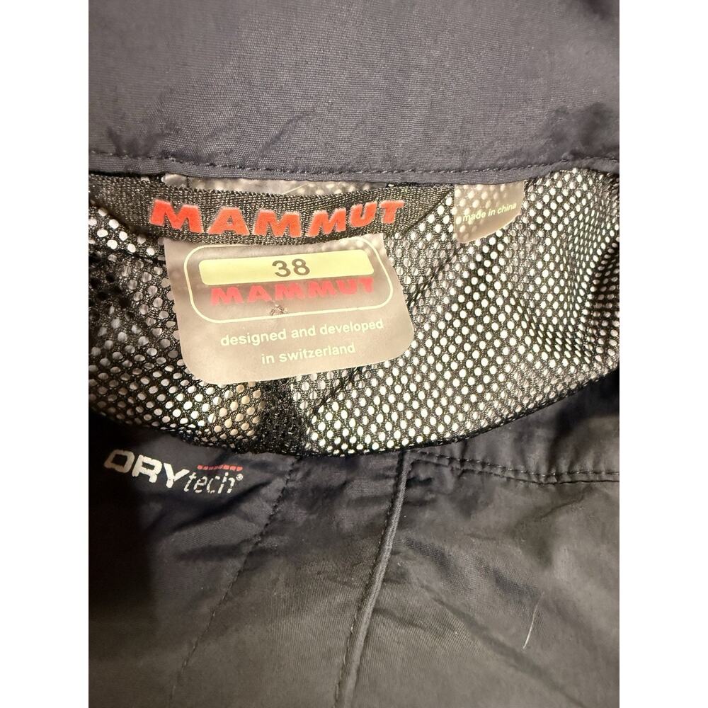 MAMMUT Dry-Tech Womens Hiking Black Waterproof Windproof Functional Pants 38 - Picture 10 of 11